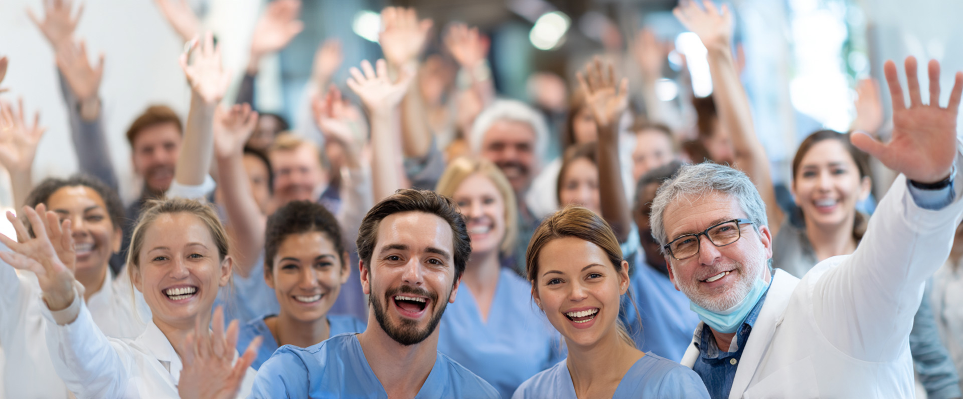 Healthcare Worker Hero Background